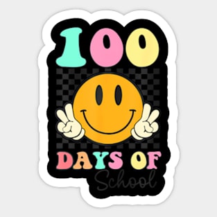 100 Days Of School Teacher Kids 100Th Day Of School Sticker